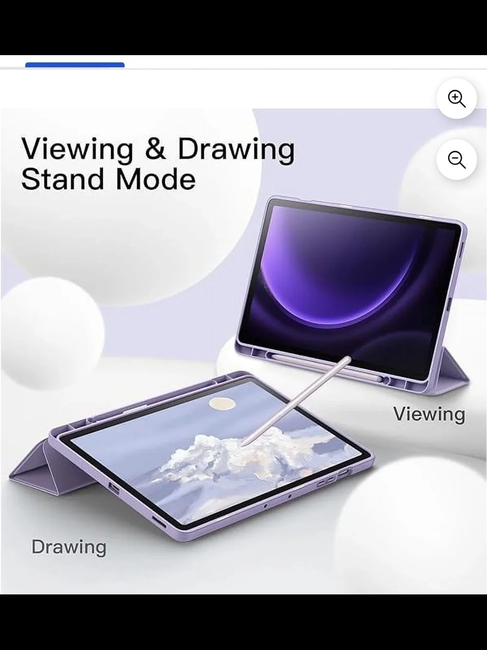Case Samsung Galaxy Tab S9 FE+ 12.4-inch 2023 model.